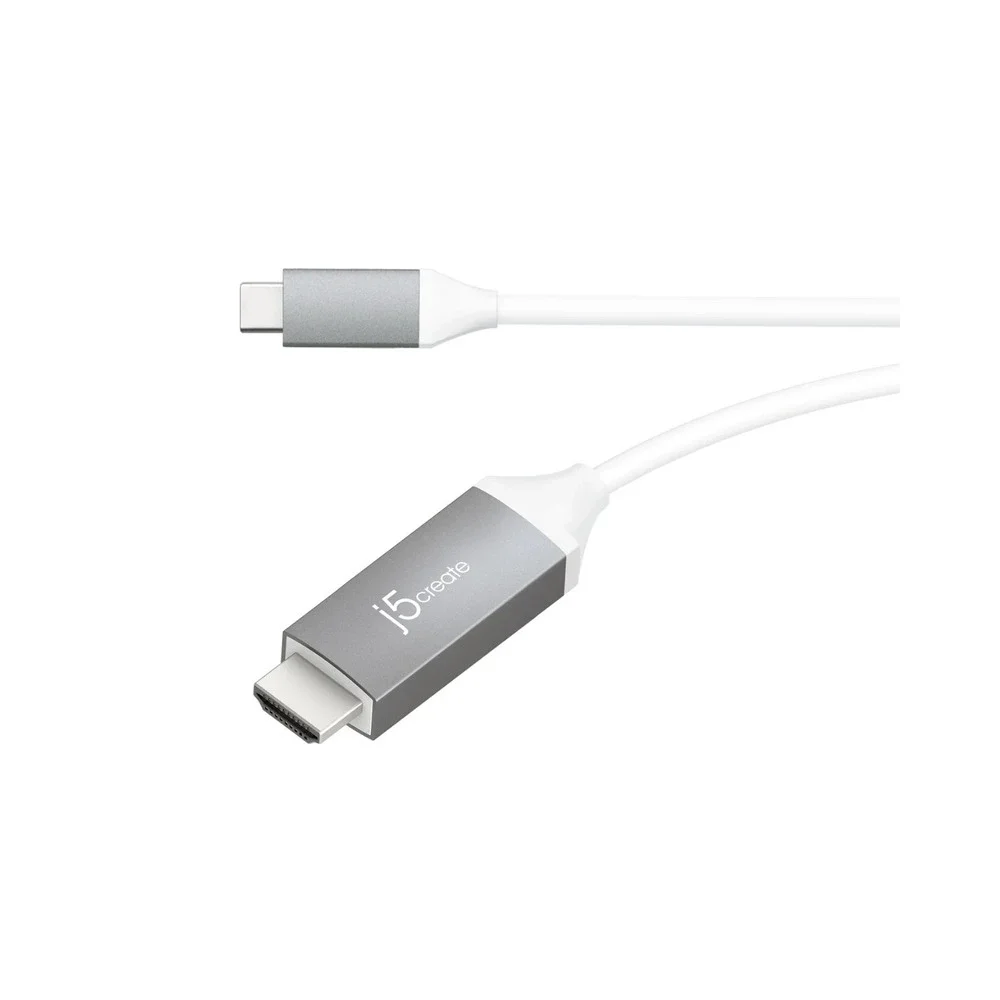 j5create USB-C to HDMI 4K Cable JCC153G‎ – 6ft 18Gbps Video Adapter 4K@60Hz